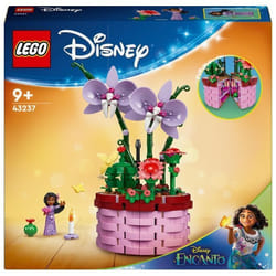 LEGO Disney 43237 Vaso di Fiori Isabela, Giochi per Bambini 9+ con Mini Bambolina e Cesto Apribi 1 St