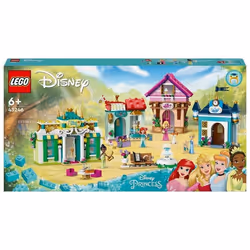 LEGO Disney Princess 43246 l&#039;Avventura al Mercato Principesse Disney, Giochi Bambini 6+, Citta&#039; da
