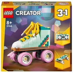 LEGO Creator 31148 3in1 Pattino a Rotelle Retro' Trasformabile in Mini Skateboard o Radio Giocattol 1 St