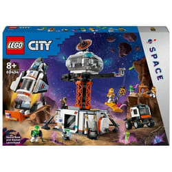 LEGO City 60434 Base Spaziale e Piattaforma di Lancio, Gioco per Bambini 8+ con Gru Giocattolo, Ast 1 St
