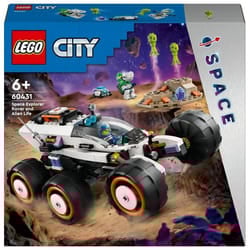LEGO City 60431 Rover Esploratore Spaziale e Vita Aliena, Giochi per Bambini 6+ con 2 Minifigure di 1 St