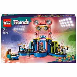 LEGO Friends 42616 Il Talent Show di Heartlake City, Giochi Musicali per Bambini 7+ con 4 Mini Bamb