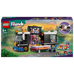 LEGO Friends 42619 Tour Bus delle Pop Star, Giochi per Bambini 8+, Modello da Costruire di Autobus 1 St