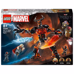 LEGO Thor vs. personaggio costruibile di Surtur