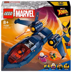 LEGO Marvel 76281 X-Jet di X-Men, Aereo Giocattolo per Bambini di 8+ Anni, Modellino da Costruire c