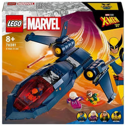 LEGO Marvel 76281 X-Jet di X-Men, Aereo Giocattolo per Bambini 8+ Anni, Modellino da Costruire c 1 St