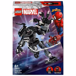 LEGO Marvel 76276 Mech di Venom vs. Miles Morales, Giocattolo Action Figure per Bambini 6+ Anni con