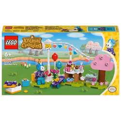 LEGO Animal Crossing 77046 Festa di Compleanno di Giuliano, Giochi Creativi per Bambini 6+, Minifig