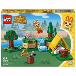 LEGO Animal Crossing 77047 Bonny in Campeggio, Giochi Creativi per Bambini 6+ con Coniglietto Gioca