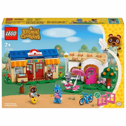 LEGO Animal Crossing 77050 Bottega di Nook e casa di Grinfia, Giochi Creativi per Bambini 7+ con Ne