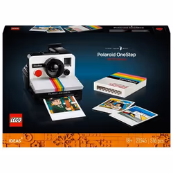 LEGO Ideas Fotocamera Polaroid OneStep SX-70 21345 Modellismo da Costruire per Adulti, Regali Creat 1 St