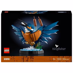 LEGO Icons 10331 Martin Pescatore, Kit di Modellismo per Adulti, Idea Regalo Arredamento Casa o 1 St