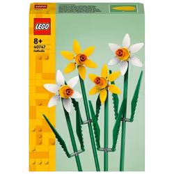 LEGO Creator 40747 Narcisi, Fiori Finti per Bambini 8+, Bouquet Regalo di San Valentino, per Lei o