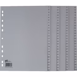 Oxford 100204663, Grigio, Polipropilene (PP), A4, 225 mm, 300 mm, Francia