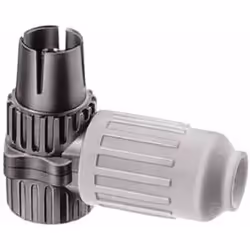 Triax KOKWI 3, KOKWI 3 IEC coax, Bianco, Femmina, Ad angolo