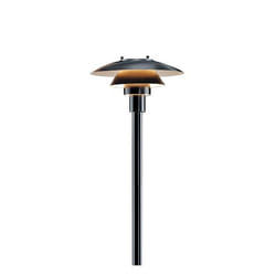 Louis Poulsen PH 3-2½ BOLLARD 60W INC W/BASEPLAT BLCK