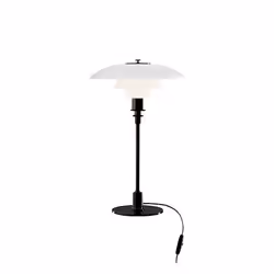 Louis Poulsen PH 3-2 TABLE GLASS 40W BLACK PVD lampada da tavolo Nero