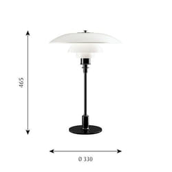 Louis Poulsen 5703411569320 lampada da tavolo Nero