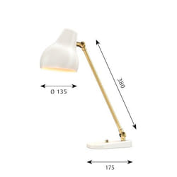 Louis Poulsen 5703411682562 lampada da tavolo Bianco