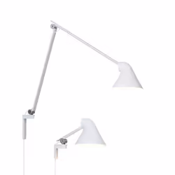 Louis Poulsen NJP WALL LONG LED 27K LIGHT GREY #, Alluminio