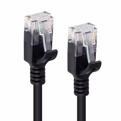 Microconnect V-UTP6A05S-SLIM cavo di rete Nero 5 m Cat6a U/UTP (UTP) - Vista aggiuntiva 2