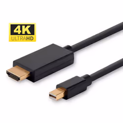 Microconnect MDPHDMI3B-4K, 3 m, Mini DisplayPort, HDMI tipo A (Standard), Maschio, Maschio, Dritto