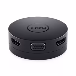 DELL DA300 Cablato USB 3.2 Gen 2 (3.1 Gen 2) Type-C Nero - Vista aggiuntiva 4