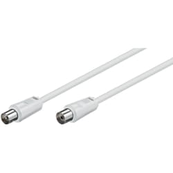 Microconnect COAX005W cavo audio 0,5 m Bianco