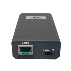 Microconnect POEINJ-25W-USBC adattatore PoE e iniettore Gigabit Ethernet