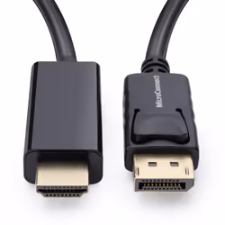 Microconnect MC-DP-HDMI-300 cavo e adattatore video 3 m DisplayPort Nero