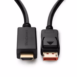 Microconnect MC-DP-HDMI-0504K cavo e adattatore video 0,5 m DisplayPort Nero
