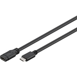 Microconnect USB3.1CC2EX cavo USB USB 3.2 Gen 1 (3.1 Gen 1) 2 m USB C Nero