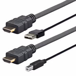 Vivolink PROHDMIUSBAB3AMP, 3 m, HDMI tipo A (Standard), HDMI tipo A (Standard), 4096 x 2160 Pixel, Compatibilità 3D, Nero