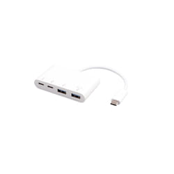 eSTUFF ES625002 hub di interfaccia USB 3.2 Gen 1 (3.1 Gen 1) Type-C 10000 Mbit/s Bianco
