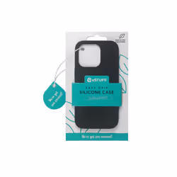 eSTUFF ES67120006 custodia per cellulare 15,5 cm (6.1") Cover Nero