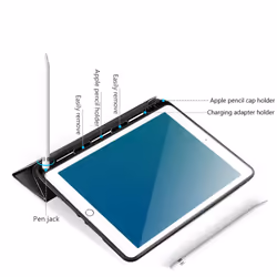 eSTUFF ES68204001-BULK custodia per tablet 27,7 cm (10.9") Custodia a libro Nero