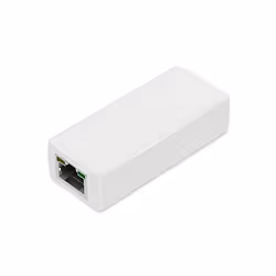 Microconnect MC-POEADAPTER-USB-C, Fast Ethernet, IEEE 802.3at, Cat5, Bianco, Plastica, 100 m