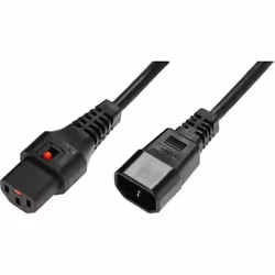 Microconnect PC1071, 5 m, Accoppiatore C14, Accoppiatore C13, H05VV-F3G, 250 V, 10 A