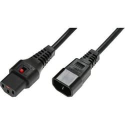 Microconnect PC1071 cavo di alimentazione Nero 5 m Accoppiatore C14 Accoppiatore C13