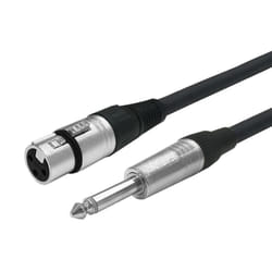 Vivolink PROAUDXLRFJACK6 cavo audio 6 m XLR 6.35mm Nero