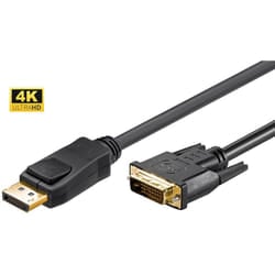 Microconnect DP-DVI-MM-200 cavo e adattatore video 2 m DisplayPort Nero