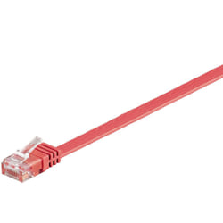 Microconnect V-UTP602R-FLAT cavo di rete Rosso 2 m Cat6 U/UTP (UTP)