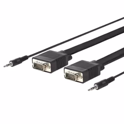 Microconnect MONGG3BMJ, 3 m, VGA (D-Sub), VGA (D-Sub), Nero, Maschio/Maschio, 146 g