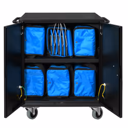 Leba NoteBag NB2-5TAB-BLUE portable device management cart& cabinet Case per la gestione dei dispositivi portatili Blu