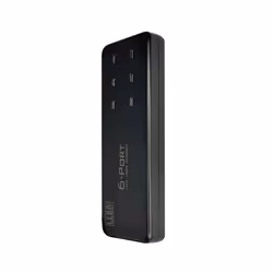 Leba NoteCharge NCHAR-UC6-20W-SC Caricabatterie per dispositivi mobili Tablet, Universale Nero USB Ricarica rapida Interno