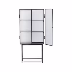 Ferm LIVING Haze Vitrine - Wired glass Nero, Trasparente - Vista aggiuntiva 4