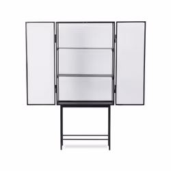 Ferm LIVING Haze Vitrine - Wired glass Nero, Trasparente - Vista aggiuntiva 5