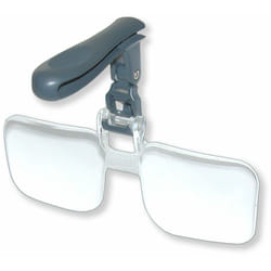 Carson - VisorMag Lente d'ingrandimento a mani libere con clip e ingrandimento 2.00x