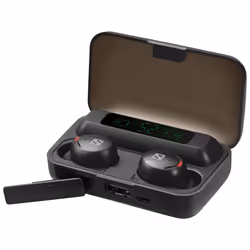 Sandberg Bluetooth Earbuds + Powerbank, True Wireless Stereo (TWS), 20 - 20000 Hz, Musica e Chiamate, Auricolare, Nero