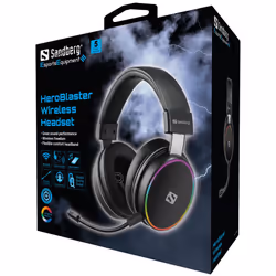 Sandberg 126-42 cuffia e auricolare Con cavo e senza cavo A Padiglione Gaming Bluetooth Nero - Vista aggiuntiva 6